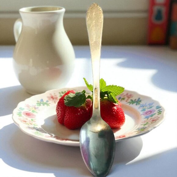 Victor Co. Silver Plated Demitasse Spoon - Picture 3 of 4